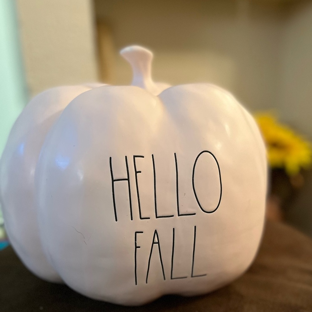 ❤️‍🔥RAE DUNN Hello Fall Large Pumpkin Baby Pink❤️‍🔥